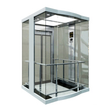 Квадратная форма Панорамный стеклянный лифт